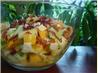 Melon Salad W/Fresh Mozzarella, Prosciutto and Lime Vinaigrette. Recipe by Sharlene~W