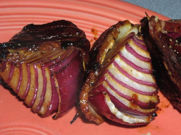 Grilled Bacon-Onion Appetizers. Photo by TeresaS