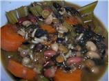 Miso-Bean Vegan Stew With Nori and Wild Rice (Gluten, Dairy Free