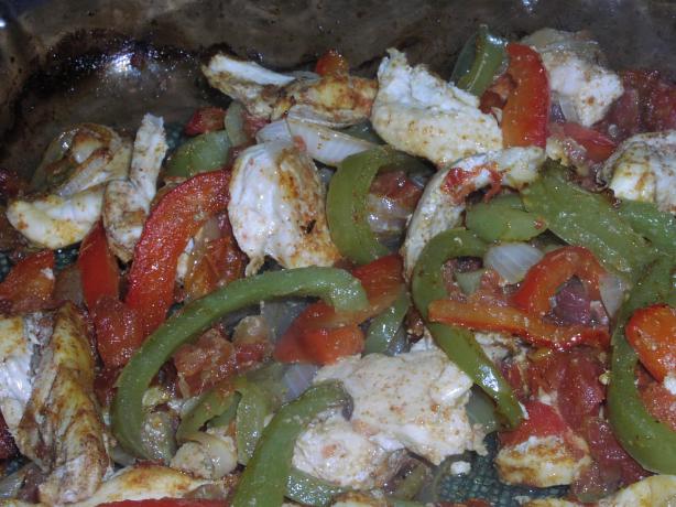 Baked Chicken Fajitas. Photo by TeresaS