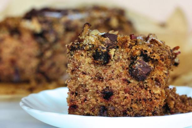 Chocolate Chip Date Nut Squares.. Photo by Nic