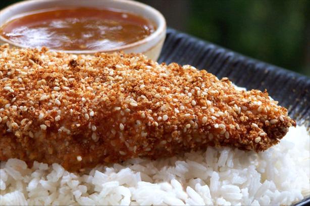 Easy Sesame Chicken With Apricot Sauce. Photo by NcMysteryShopper