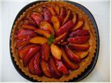 Plum Tart With Ginger Crust