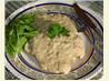 Creamed Tuna Fish on a Shingle. Recipe by Megan Yonak