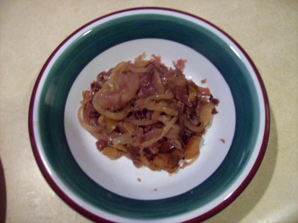 Crock Pot Baked Spiced Red Cabbage With Apples or Pears. Photo by Boo Chef in West Texas