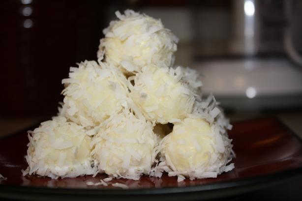 White Chocolate Limoncello Truffles. Photo by Mommy2two