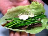 Bangja Gui (Korean BBQ Beef in a Lettuce Wrap)