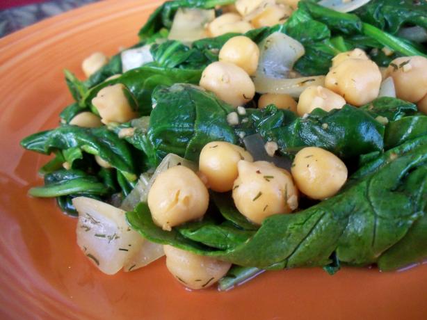 Greek Chickpeas & Spinach. Photo by *Parsley*