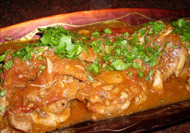 Chicken in Red Wine Vinegar. Photo by AmandaInOz