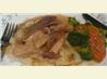 Hot Toddy Chicken With Pancetta and Garlic Mashed Potatoes