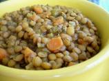 Curried Lentils and Vegetables