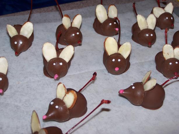 Chocolate-Covered Cherry Mice. Photo by KK - Chef #426156