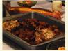 Crown Roast of Pork With Apple, Fig and Cherry Stuffing. Recipe by Annacia