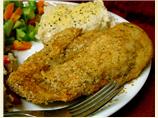 Golden Potato Coated Baked Chicken