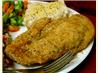 Golden Potato Coated Baked Chicken. Recipe by Rhonda O