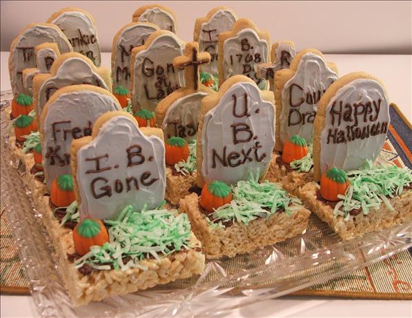 Halloween Tombstone Treats. Photo by Wildflour