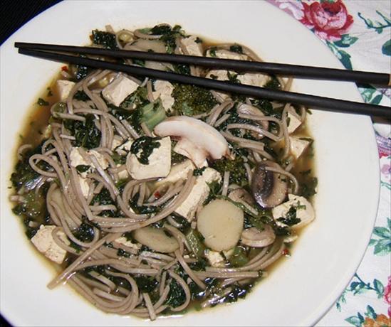 Dofu Cai Mian (Tofu Vegetable Noodle Soup, Two Versions). Photo by Kathy228
