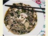 Dofu Cai Mian (Tofu Vegetable Noodle Soup, Two Versions)