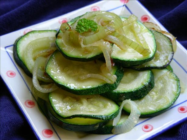 Simple Sauteed Zucchini. Photo by kiwidutch