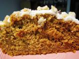 Pumpkin Spice Cake With Orange Buttercream Frosting