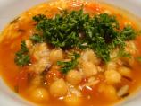 Chickpea and Orzo Soup