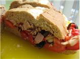 Tuna Provencale on a Baguette
