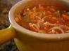 Italian Tomato Chicken Noodle Soup. Recipe by KPD