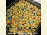 Chocolate Rainbow Krispies Treats