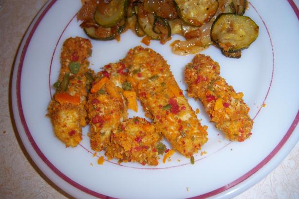 "rainbow Chicken Strips". Photo by rls1980k
