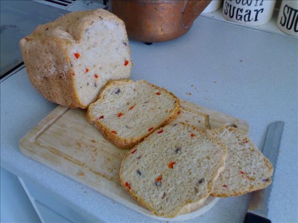 Red Pepper & Red Onion Bread (Abm / Machine). Photo by Ethan UK