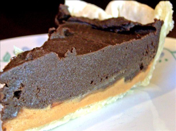 Dark, Rich, Creamy, Dense Chocolate Peanut Butter Pie!. Photo by Rita~