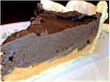 Dark, Rich, Creamy, Dense Chocolate Peanut Butter Pie!