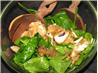 Baby Spinach With Nut Crusted Mozzarella