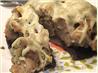 Sausage-Stuffed Portabella Mushrooms With Mozzarella Cheese. Recipe by Kittencalskitchen