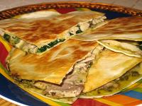 Chicken-Spinach Quesadillas