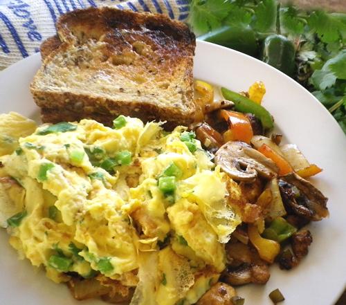 Scrambled Eggs With Flavor. Photo by Bergy