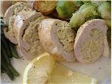 Chicken Breasts Stuffed With Artichokes Lemon and Goats Cheese
