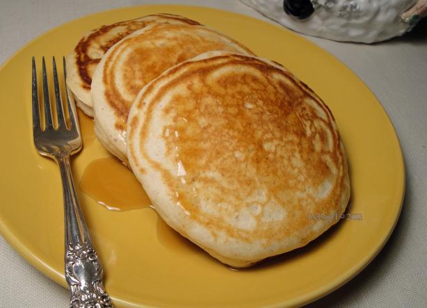 Eggnog Pancakes. Photo by Debbwl