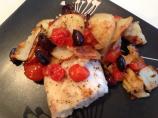 Roasted Cod With Potatoes and Olives