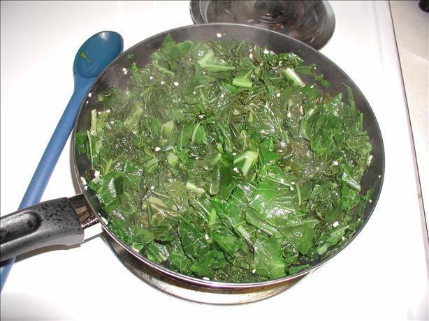 Lemon-Garlic Greens Saute. Photo by Eat Your Vegetables!