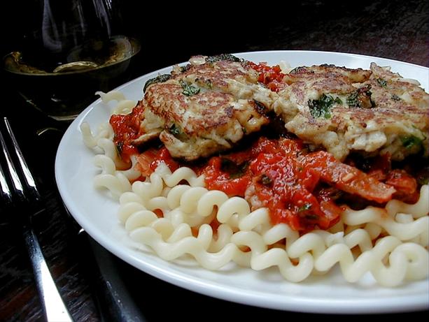 Super-Rich Virginia Crab Cakes. Photo by ms_bold