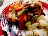 Chicken With Fresh Herbs and Vegetables