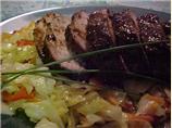 Asian Pork Tenderloin With Spicy Asian Cole Slaw