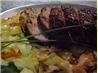 Asian Pork Tenderloin With Spicy Asian Cole Slaw. Recipe by Chef PotPie