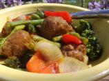 Meatless Meatball Stir Fry
