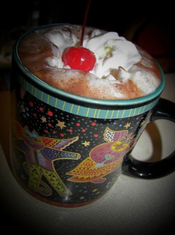 Candy Cane Hot Chocolate. Photo by Baby Kato