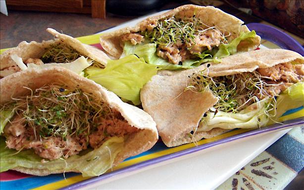 Salmon Salad Pita Pockets. Photo by Derf