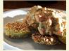 Fried Green Tomatoes With Crawfish or Shrimp Remoulade. Recipe by PaulaG