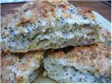 Fat Free Lemon-Poppy Seed-Scones