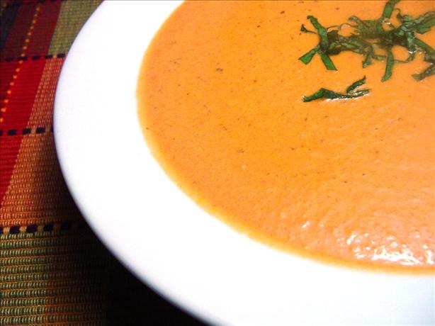 Smokin' Fire Roasted Red Pepper Soup. Photo by Sharlene~W